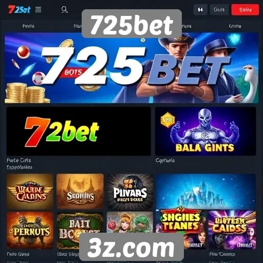 Jogos populares disponíveis na plataforma 725bet